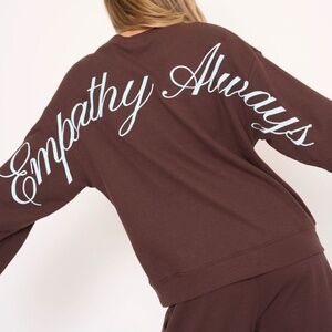 Mayfair Empathy Always Waffle Crewneck Sweatshirt XS